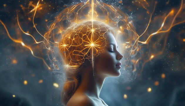Telepathic communication, communications through the mind. mind power control by thought.