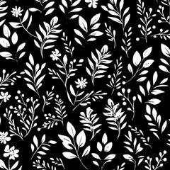 floral seamless pattern, pattern, flower pattern, geometric pattern, diagonal pattern, floral, flower, seamless, design, ornament, vector, decoration, art, wallpaper, leaf, illustration, black, style,