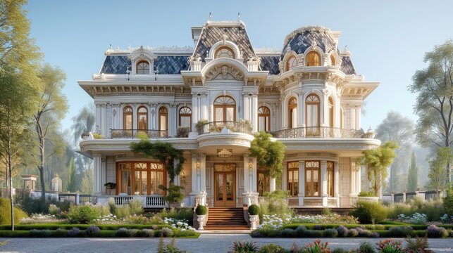 luxury house exterior