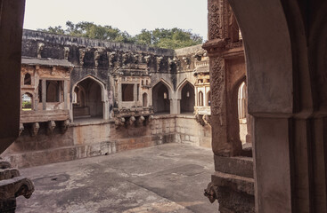 Queen's Bath or Royal Baths in Hampi, India.