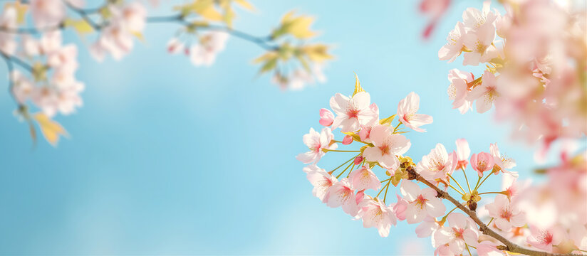 Cherry blossom banner