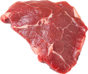 Piece of Meat on Transparent Background