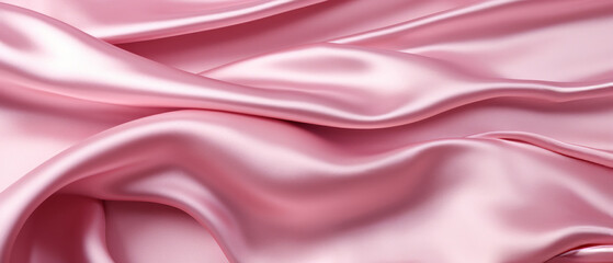 Obraz premium Soft Pink Silk Fabric Elegance