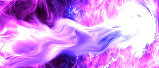 Obraz premium A vibrant abstract background with a dynamic flow of purple and white colors