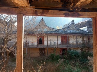Ruins of old Junga palace, Keonthal, Shimla, India