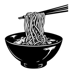 Silhouette noodle black color only 