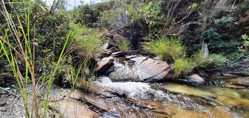Landscape in Serra do Cipó Ecological Park in Minas Gerais Brazil