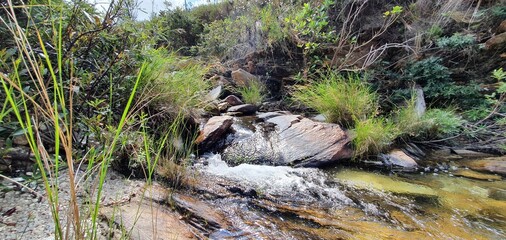 Landscape in Serra do Cipó Ecological Park in Minas Gerais Brazil