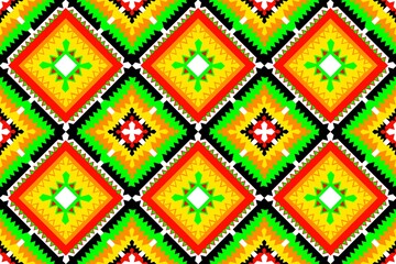 Geometric patterns with simple shapes. Tribal and ethnic fabrics. African, American, Mexican, Indian styles. Simple geometric pattern elements are best used in web design, business textile printing.