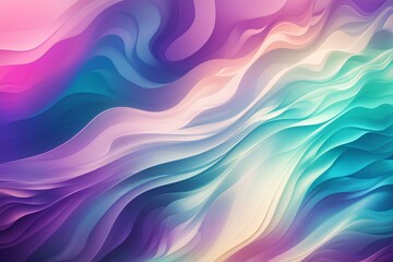 Obraz premium wave background with soft and smooth color, created by ai generated