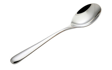Modern Stainless Ladle Isolated on Transparent Background PNG.