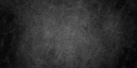 Abstract dark black and stone grungy wall backdrop texture background. Blank black concrete texture surface background. dark texture chalk board and black board background.