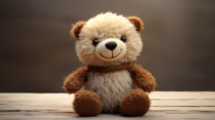 Teddy bear brown, a soft toy for children,