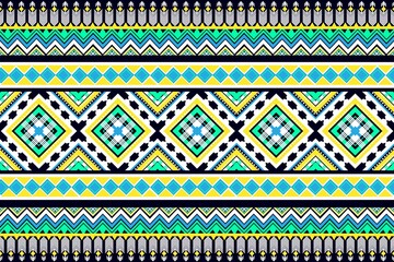 Geometric patterns with simple shapes. Tribal and ethnic fabrics. African, American, Mexican, Indian styles. Simple geometric pattern elements are best used in web design, business textile printing.