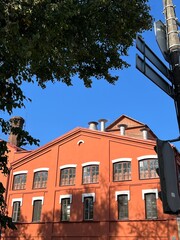Old factory building in Minsk