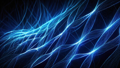 Abstract blue background, waves 