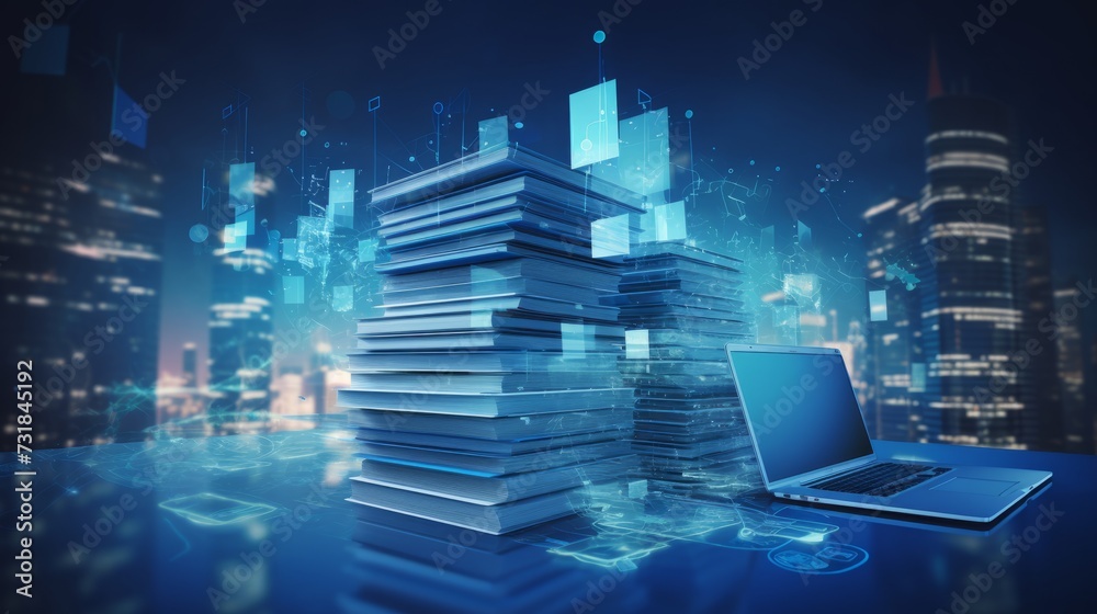 Poster efficient corporate file handling: robust document database & automation system for seamless informa