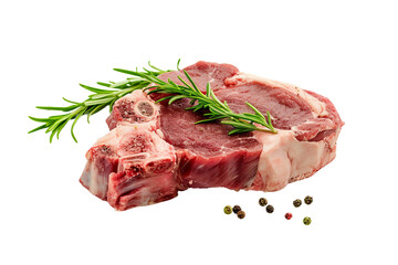 Chop Meat Isolated on Transparent Background