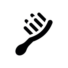 pet comb icon vector illustration