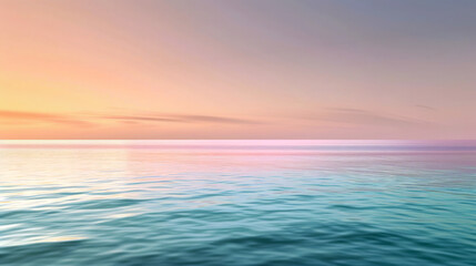 Obraz premium Landscape Evening Sunlight Sea background.