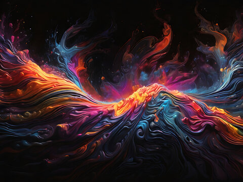 abstract background spectogram full color