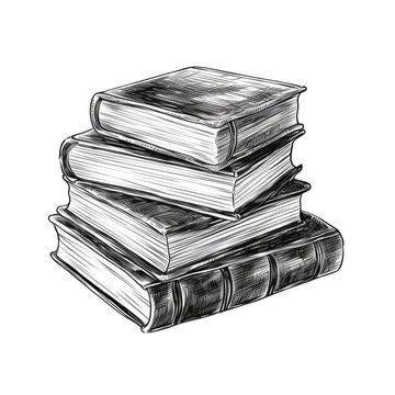 Stack of books png