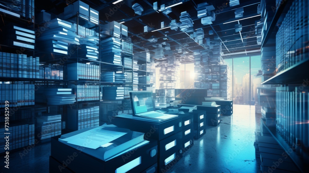 Poster efficient corporate file handling: robust document database & automation system for seamless informa