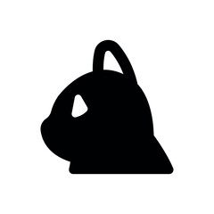 cat head icon vector illustration