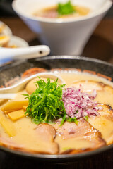 Enjoy authentic Japanese ramen cuisine
