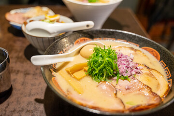 Enjoy authentic Japanese ramen cuisine