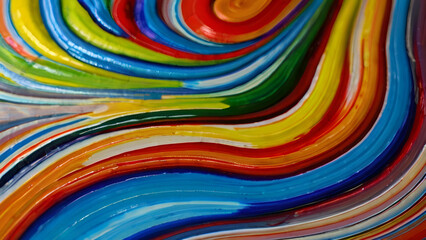 Fototapeta premium abstract colorful paint 