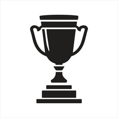 Trophy cup icon. Champions cup icon