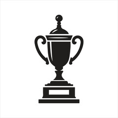 Fototapeta na wymiar Trophy cup icon. Champions cup icon