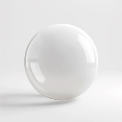 Frosted Glass Speech Bubble with Shadow