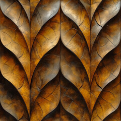 abstract waves wooden optic Pattern Tile for seamless backgrounds and for filling surfaces, ai generated