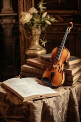 Violin in the spirit of the times: vintage style