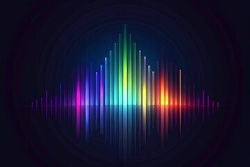sound wave Abstract background.