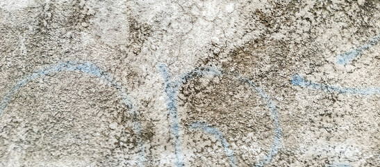 Rough cement wall