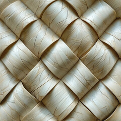 Fiber Structure Pattern Tile for seamless backgrounds and for filling surfaces in soft colors, ai generated