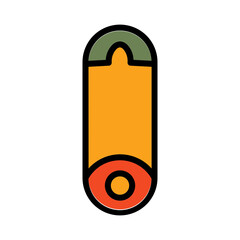 Pin Test Tube Filled Outline Icon