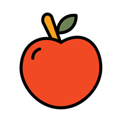 Apple Baby Birth Filled Outline Icon