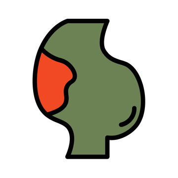 recommend clip art: Pregnant Baby Fetus Filled Outline Icon