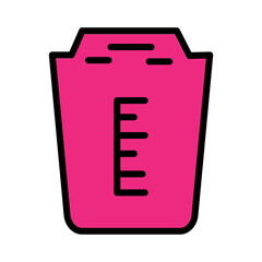 Storage Bags Feeding Filled Outline Icon