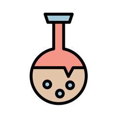 School Science Study Filled Outline Icon