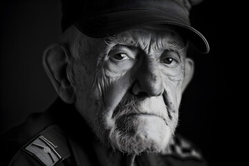 Portraits of military veterans, highlighting their experiences and contributions to their respective countries


