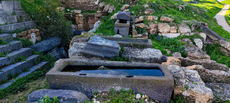The roman graves of Umm Qais (Gadara) on Jordan