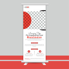 Corporate business roll up banner, X banner,  pop up banner design