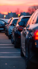 Parking Lot Full of Cars