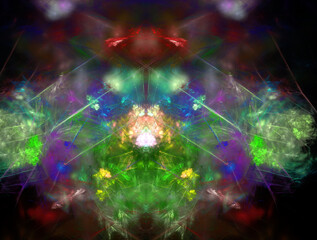 Imaginatory fractal abstract background Image