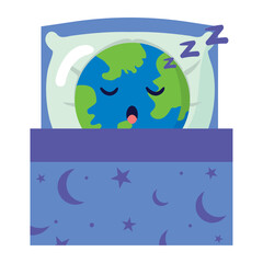 world sleep day illustration